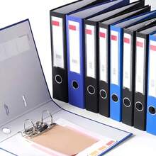 1 Piece/3 Piece Foldable File Folder, A4 Size Document Box, Large Capacity PP Material File Storage Box, Contract & Certificate File Folder, Suitable For Office, School, Personnel Management, Back To School, Assorted Labels, School Supplies - Folder - View 5