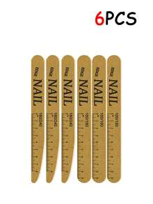 10件套，带刻度，可水洗，耐磨，包含卸甲棒、砂纸条、指甲锉、指甲修型辅助工具。这是一款简单易用的美甲工具（6件/1件）。 - 黃色 - 查看 7