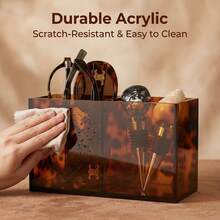 1pc Acrylic Tortoiseshell Leopard Print Fragrance Diffuser Stand, Suitable For Reed Diffusers And Essential Oil Bottles, Elegant Decorative Vanity And Shelving Storage Rack, Modern Animal Print Home Fragrance Display Stand For Living Room, Bedroom, Bathroom, Entryway, Minimalist Contemporary Style, Can Be Used As Coffee Table Or Fireplace Decor, Also A Great Housewarming, Thanksgiving, Christmas, New Year Gift, Compact And Portable, Decorative Fragrance Holder - Rùa Hawksbill - Xem 7