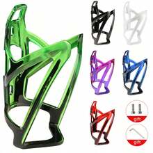 1 Set Road Bike Water Bottle Cage, PC Ombre Color Drink Holder, Lightweight Bicycle Water Bottle Rack, Cycling Accessories - Multicolor - View 1