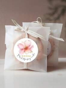 5/10pcs Customizable Round Stickers, Can Customize Name, Date, Wedding, Thank You Stickers, Round Wedding Personalized Stickers Suitable For Christening, Party And Wedding Decoration - Multicolor - View 2