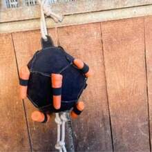 New Interactive Horse Toy With Carrot, Training Feeding Ball, Black Interactive Toy Horse Supplies - Multicolor - View 3