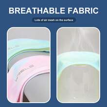 1pc WRELS Kids Sports Headband, Sweat-Absorbent & Breathable, Cycling Use, Girls Gymnastics Accessory, First Day Of School - Multicolor - View 8