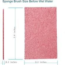 12 Pack  Natural Cellulose Sponges Non-Scratch Cleaning Sponges For Kitchen Dishwashing Scrub Sponges 2.5x4 Inches - 1 - 查看 3