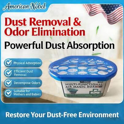 Air Box For Multiple Scenarios - Physically Absorbs Dust And Eliminates Odors - Plug-Free Long-Lasting Model - Household Desktop Air Purification Little Genius.The Activated Carbon Dust And Odor Removal Box Has Extremely Strong Suction Power, Which Can Purify The Air, Remove Dust And Clear Dirt..