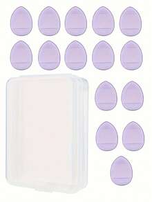 15 Miếng Bông Trang Điểm Mini Dạng Ngón Tay Dùng Để Trang Điểm Kem Nền, Phấn Phủ, Che Khuyết Điểm, Kem BB, Dụng Cụ Trang Điểm Mỹ Phẩm - Nhiều màu - Xem 8