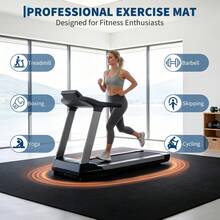 12 Tiles/24Tiles High-Density EVA Foam Gym Floor Mats 48 Sq Ft/96 Sq Ft – 0.56" Thick, Waterproof Non-Slip Interlocking Tiles For Home Gym & Garage - 黑色 12 塊磁磚 - 查看 4