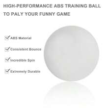 3 Star Ping Pong Balls - Ig   Table Tennis  TrainingGame - Pack Of 20 White - View 3