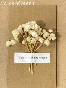 15/50/100/150/300pcs Mini Baby's Breath And Other Artificial Flowers - For Resin Mold Art And Crafts, Ivory White Bouquet For Hair Accessories, Wedding Wreaths, Table Flowers And Home Decor - Beige - View 3