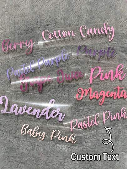 Nhãn dán chuyển nhiệt tên ba chiều tùy chỉnh, nhãn tự dính hình chữ nhật bằng PVC trong suốt, thích hợp cho cốc, ly, máy tính xách tay, lịch, đồ dùng học tập, túi quà và trang trí đám cưới, nhãn dán quà tặng cá nhân hóa.