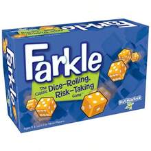 Farkle Classic Dice Games Niños Juegos Familiares Juegos de Viaje Juegos para Adultos Juego de Mesa Taza de Dados Juego de Dados Hojas de puntuación Farkle Incluidas a Partir de 8 años - como en la foto - Ver 7