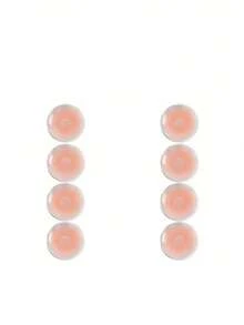 2/6/10/12片装可重复使用隐形乳贴/乳房花瓣，硅胶乳贴，带旅行收纳盒 - 淺粉色 - 查看 13