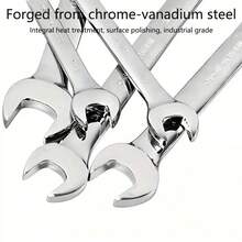 46pcs Full Automatic Repair Tool Set, Including 72-Tooth Ratchet Wrench, Screwdrivers, Made Of Chrome Vanadium Steel, No Assembly Required - Multi-functional Repair Tool - View 2