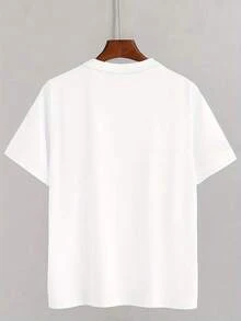 Summer Clothes Men'S Lightweight HUK Graphic T-Shirt - Breathable & Stylish, Casual Round Neck Tee With Unique Print Design, Perfect For Casual Attire Summer Outfits For Women Summer Clothes - 白色 - 查看 4