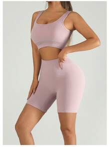 Women Sports Sets - Pink - View 1