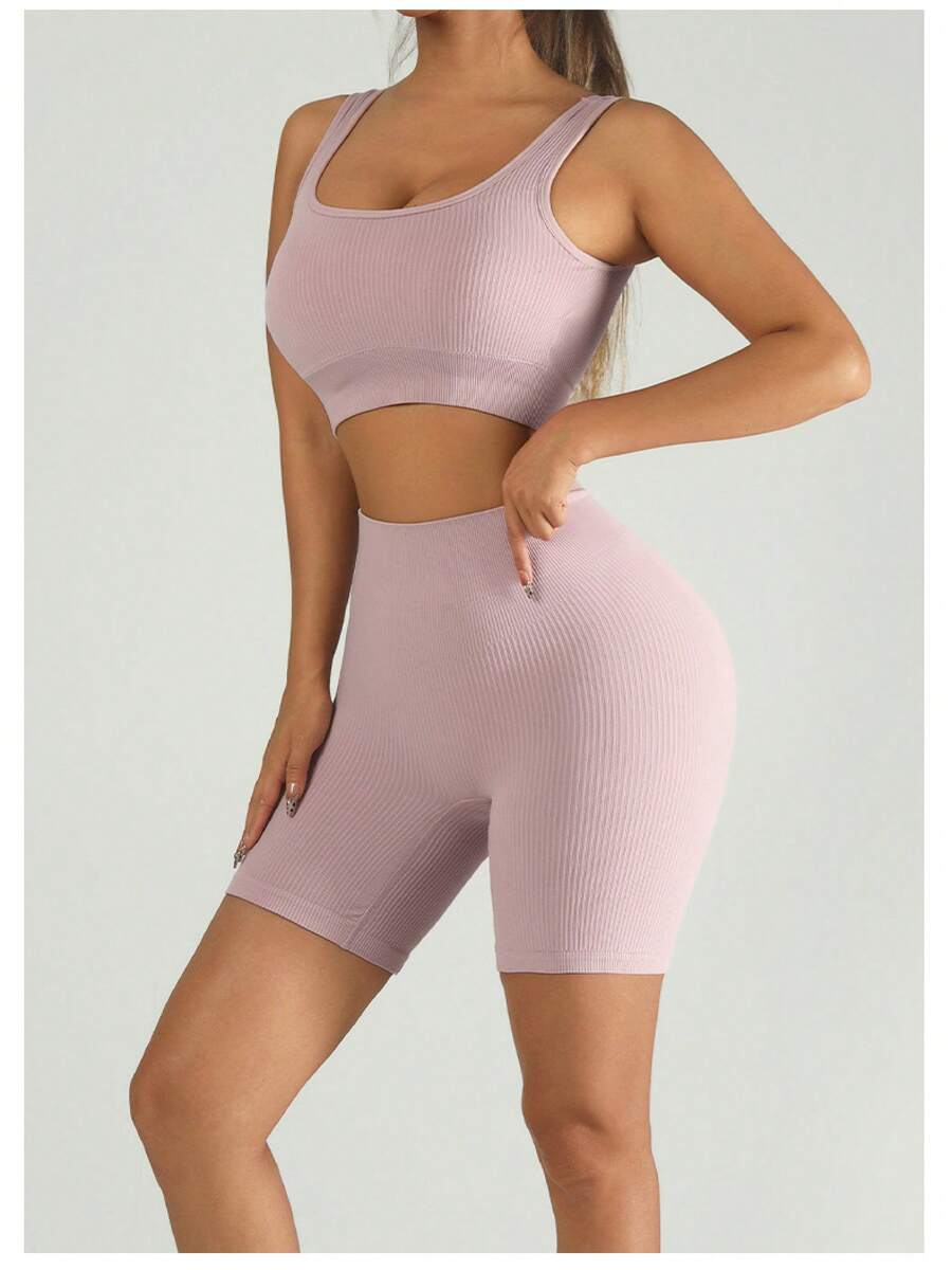 Women Sports Sets - Pink - View 1