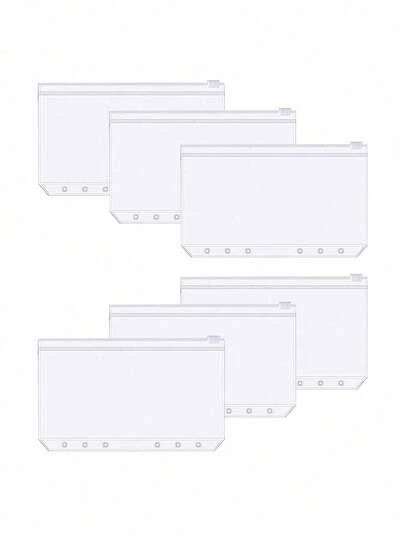 1pc,A6A5A7 Zipper Bags,Loose Leaf Notebook Refills Filler Organizer