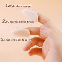 15 Miếng Bông Trang Điểm Mini Dạng Ngón Tay Dùng Để Trang Điểm Kem Nền, Phấn Phủ, Che Khuyết Điểm, Kem BB, Dụng Cụ Trang Điểm Mỹ Phẩm - Nhiều màu - Xem 4
