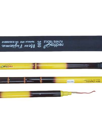 KIT COM 03 VARAS TELESCÓPICAS REDFOX NEW FUJIAMA (3X2,40M) 65% CARBONO