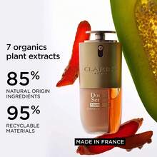 Clarins 雙效精華粉底液 2合1 混合粉底 #M2N(中色調,強度2,中性底色) 30ml/1 Oz | 亮澤緞面妝效 | 中至高遮瑕度 | 保持肌膚水潤舒適 | 減少細紋與皺紋外觀 - M2N - 查看 7