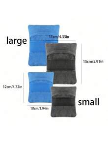 1 pièce Brosse de plage, Sac de retrait du sable, Équipement de plage pour le retrait du sable corporel, Gants, Sac de retrait du sable, Sac à poudre, Accessoires essentiels pour les vacances à la plage et le camping (à l'exclusion de la poudre de talc), Accessoires de voyage, Essentiels d'été - A - Voir 9