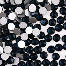 1440颗2-3毫米DIY钻石装饰品，灰蓝色圆形合成水晶，适用于DIY美甲、工艺品、服装、包包、鞋子等。 - 霧霾藍 - 查看 6