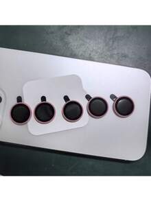 5件混色夜光陶瓷相机镜头保护膜，兼容iPhone11-16，防刮，荧光，完美贴合 - 提升手机外观！夜光相机镜头保护膜，兼容Applne 11/12/13/14/15/16/16 Plus/16 Pro/16 Max系列 - 粉色 - 查看 27