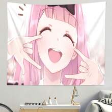1 tấm thảm treo tường phong cách anime dễ thương, hoàn hảo cho phòng ngủ và phòng ký túc xá. Thảm treo tường bằng vải hiện đại, trang trí phòng ngủ, banner phòng, trang trí phòng, thảm trang trí, trang trí tường, tranh treo tường, trang trí nhà cửa, đồ dùng phòng, banner phòng, thảm trang trí tường. - 1PC - Xem 9