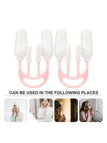 Silicone Nose Clip, Fragrance-Free, Gentle Nose Shaping Tool, Unisex, Non-Invasive Nose Corrector, For Narrowing And Straightening Nose Bridge, Comfortable And Skin-Friendly - Multicolor - View 2