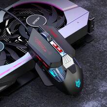 APAYADO T4 Wired Gaming Mouse / Lightweight Paracord Cable / USB Interface / RGB Backlight / Suitable For Gamers & Office Use - View 4
