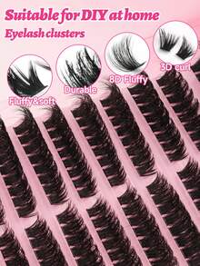 160 dụng cụ uốn mi tự làm, kết hợp với mi thật, giúp mi dài và dày hơn, uốn từng sợi, mi dài và mỏng, mi dài kiểu hoạt hình, phù hợp cho người mới bắt đầu tự làm tại nhà. 200 sợi mi giả siêu dày, bó mi số lượng lớn, bó mi, mi đơn, mi giả. - Xem 3