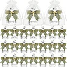 24pcs/Set Catholic Mass Glass Holy Water Bottle, Christian Cross Water Container, Transparent Tissue Box, Communion Wafer, Church Wedding Baptism (White) - Multicolor - View 30