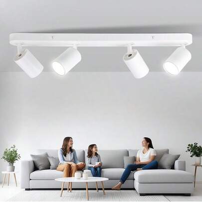 CANMEIJIA Large Size LED Recessed Spotlights GU10 Black Rectangular Decorative LED Ceiling Lights Aluminum Modern Home Decor Spotlights, Replaceable GU10 Bulbs, Optional With Or Without Bulbs, Suitable For Living Room/Dining Room/Bedroom/Kitchen/Hallway/Cafe/Exhibition Hall/Reading Room/Bar/Corridor/Hotel/Clothing Store/Showroom, Available In Different Sizes And Shapes As Needed