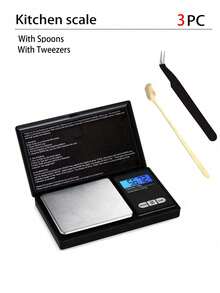 Cân bỏ túi trang sức độ chính xác cao 100g/0.01g, màn hình LCD hiển thị kỹ thuật số, hỗ trợ chuyển đổi nhiều đơn vị. Có thể dùng để đo chính xác trang sức, kim loại quý, bột và các vật dụng nhỏ khác. Cân điện tử, cân vàng, cân trà, cân kỹ thuật số. Không bao gồm pin. - Nhiều màu - Xem 14