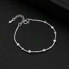 1 chiếc vòng tay hạt tròn tối giản dành cho nữ, thiết kế tinh tế, đa năng, quà tặng trang sức mùa xuân/hè. - Kiểu A - Xem 3