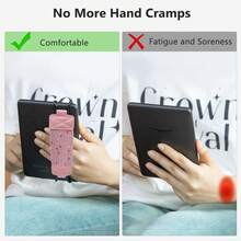 1 dây đeo an toàn cho thiết bị đọc sách, dây đeo an toàn cho máy tính bảng, phù hợp với máy đọc sách điện tử và máy tính bảng từ 6-7.5 inch, bao cầm nắm đa năng nhẹ, vỏ bảo vệ máy tính bảng. - Xem 5