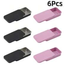 2/6pcs, Size: 2.36X1.34X0.43 Inches, Sliding Lid Metal Tin Box, Metal Box With Lid Small Item Storage Box, Such As Earrings, Jewelry Crafts, Etc. - Multicolor - View 24