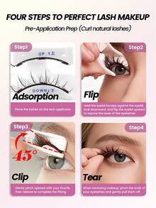 MAANGE Bộ 4/3 cặp mi giả CC uốn cong có nam châm, mi có thể cắt tỉa với kẹp nam châm, nhiều kiểu dáng, không cần keo, mi giả lông chồn tự nhiên có thể tái sử dụng, phù hợp để đeo hàng ngày, chống thấm nước, kiểu hoạt hình, thiết kế kéo dài ở khóe mắt giúp mắt trông to hơn, mảnh và dài, lý tưởng cho du lịch, kỳ nghỉ biển, cắm trại và là món quà tuyệt vời dành cho phụ nữ. - Mi tự nhiên - Xem 8