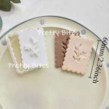 DIY 卡通方形印花花朵饼干模具，黄油饼干模具，花朵饼干压模，压花器，饼干切割器，烘焙工具 - 花 - 查看 8