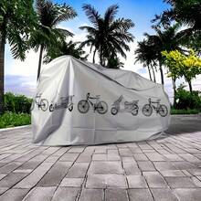 Housse de vélo imperméable, anti-poussière, coupe-vent et anti-UV ; Housse de vélo électrique et de moto imprimée en PEVA ; Housse de vélo de montagne ; Housse de vélo en fibre de polyester pour la pluie, le soleil et la poussière ; Housse de vélo plate ; Housse anti-poussière multifonctionnelle ; Housse de vélo pour la pluie, la neige, le soleil et le vent - Multicolore - Voir 4