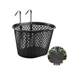 Bicycle Large Front Baskets Easy To Installation Anti-Fade Bike Basket Suitable For Most Type Of Bikes - Black - View 9