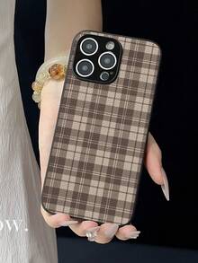 A Luxurious Vintage British-Style Patterned PU Leather Print, A Stylish Black Matte Shockproof Phone Case, Featuring Creative And Fashionable Design Suitable For Both Men And Women. Suitable For IPhone , Compatible With Galaxy - Black - View 4