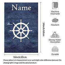 2pc Hand Towels, Kitchen Dishwashing Towels, 16*24in, Super Absorbent, Durable, Decorative Hand Towels For Kitchen & Bathroom, Ideal Housewarming, Birthday Or Gift - Teal Blue - View 8