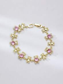 1 chiếc vòng tay hình gấu đính đá Cubic Zirconia kiểu Bohemian, thích hợp cho bé gái đeo hàng ngày, làm quà tặng kỷ niệm sinh nhật hoặc quà tặng mùa hè/lễ hội. - vòng tay gấu - Xem 4