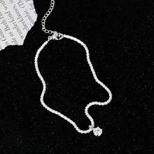 Vòng tay thời trang lấp lánh đính kim cương hình ngôi sao tinh tế bằng bạc Sterling mạ vàng Y2K dành cho nữ, thiết kế cổ điển Pháp độc đáo, quà tặng ý nghĩa. - Vòng tay bện 1 carat - Xem 6