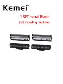 Kemei Electric Shaver KM-1102 Rechargeable Cordless Shaver For Men Twin Blade Reciprocating Beard Razor Face Care Multifunction Strong Trimmer , Men's Daily Personal Care Machine - Black - View 13