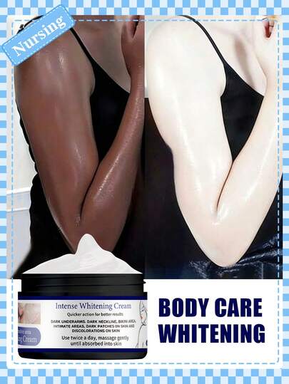 Loción corporal blanqueadora - Crema blanqueadora para axilas - Crema blanqueadora para la piel íntima - Apta para axilas, muslos internos, codos y rodillas, línea del bikini, áreas íntimas, repara articulaciones y muslos internos, atenúa el opacamiento, hidrata y aclara la piel