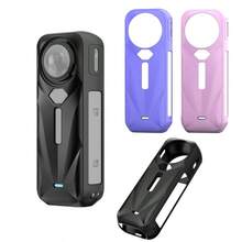 适用于 Insta360 X5 的硅胶保护套，X5 配件保护套，完美适用于户外运动、假日旅行、校园摄影和派对，X5 保护壳 | 轻巧设计 | 易于安装和拆卸 | X5 用户的理想礼物 - 查看 11