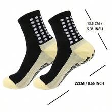 Cushioned Anti-Skid Crew Socks For Football, Basketball & Daily Wear - A - View 5