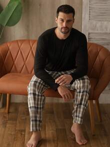 Men Thermal Underwear Tops - Beige - View 4